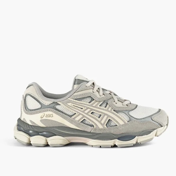 Asics Other - Asics Light Beige and Gray Running Shoes, GEL NYC, in cream oyster colorway